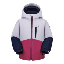 Kamik Winter Jacket Galina (windproof and waterproof, reflective) haze pink/light blue girls